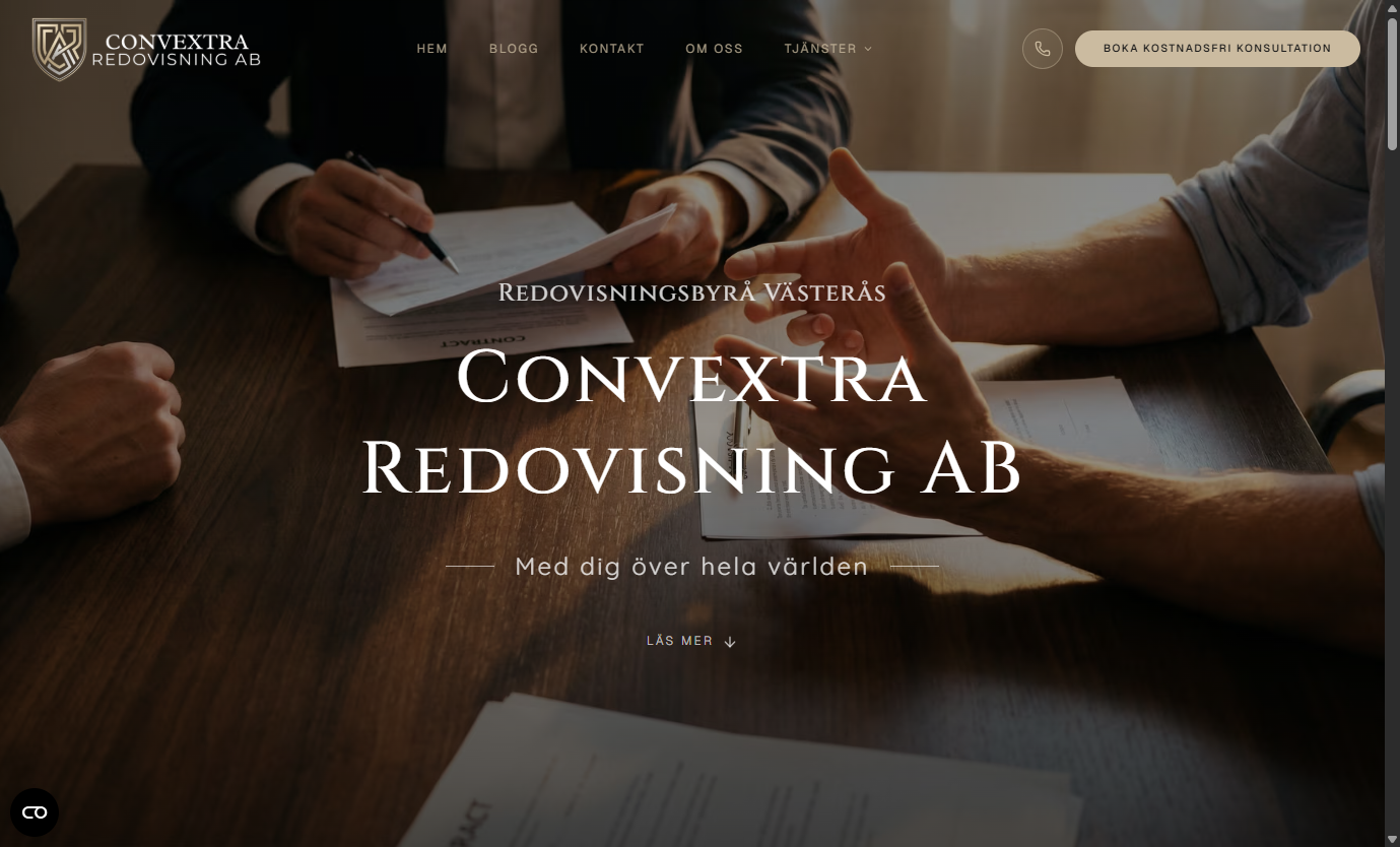 Convextra Redovisning case study